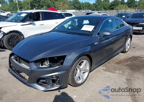 2021 Audi A5 Premium Plus 45 Tfsi Quattro S Tronic из США, поврежденный, VIN WAUTAAF53MA014538